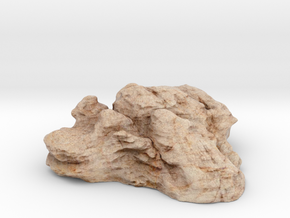 High Quality Desert Rock Terrain Piece in Natural Full Color Sandstone