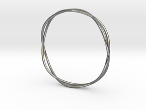 Infinite ring  in Polished Silver: Medium