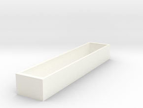 Small box in White Processed Versatile Plastic