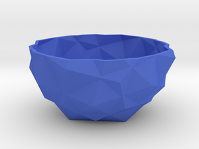 bowl one in Blue Processed Versatile Plastic