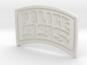 POLICE-995-badge (Wallet) in White Natural Versatile Plastic