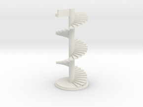 spiral staircase in White Premium Versatile Plastic
