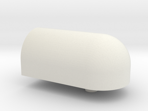 1/12 Lower Pillow Ball Holder in White Natural Versatile Plastic