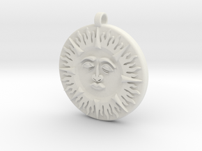 Sun&Moon in White Natural Versatile Plastic