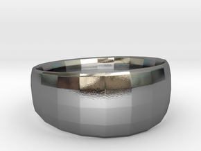 The Ima Edgededges Ring - Size US 8/EU 57 in Polished Silver