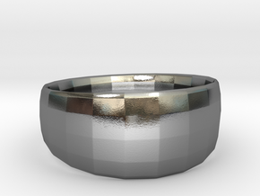 The Ima Edgededges Ring - Size US 9/EU 60 in Polished Silver