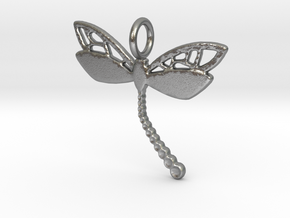 Dragonfly  in Natural Silver