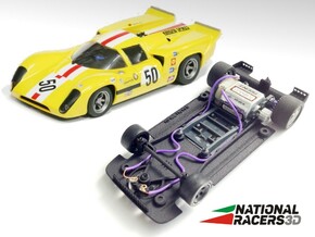 3D Chassis - Fly Lola T70 (SW) in Black PA12