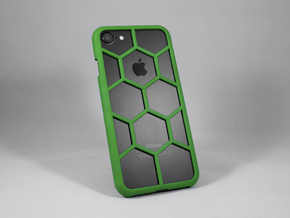 iPhone 7 DIY Case - Hexelion in Green Processed Versatile Plastic