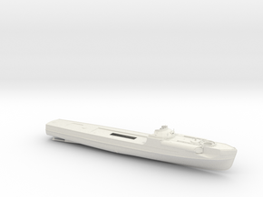 1/100 DKM Schnellboot S100 Hull in White Natural Versatile Plastic