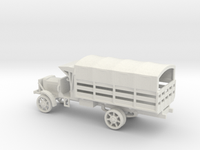 1/87 Scale Liberty Truck Cargo with Cover in White Natural Versatile Plastic