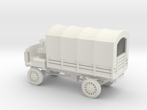 1/87 Scale FWD B 3-Ton 1917 US Army Truck with Cov in White Natural Versatile Plastic