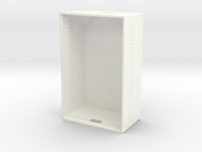 123001370-B Case Top, Short, No Antenna, Vents in White Processed Versatile Plastic