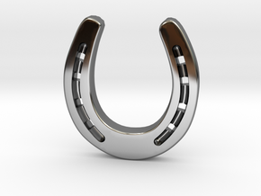 Horseshoe in Fine Detail Polished Silver