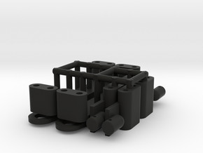 ABC Hobby Gambado shorty LiPo mount in Black Natural Versatile Plastic