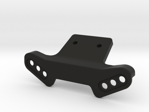 RC10 B6.1 Shock Protector / Front Wing Mount in Black Natural Versatile Plastic
