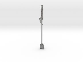 Riding Crop in Polished Silver