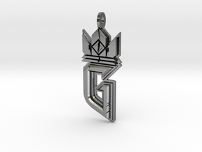 Witcher Gwent Logo in Polished Silver