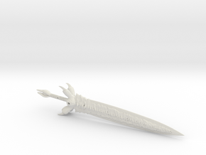Devil Sword Dante - Play Arts Kai Scale  in White Natural Versatile Plastic