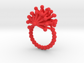 Urchin Cocktail Ring in Red Processed Versatile Plastic: 7.25 / 54.625