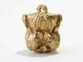 Aztec Bead Centzon Tocochtin OA in Natural Brass