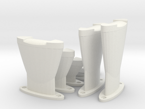 Fleischmann PROFI-rail Bridge pillars Set A in White Natural Versatile Plastic
