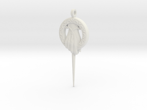 Hand of the King Keychain- Game of Thrones in White Natural Versatile Plastic