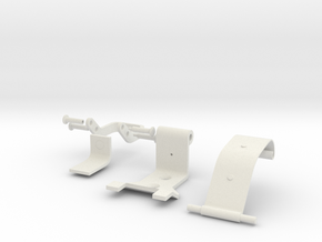 1:1 scale German Panzer Tool Clamp type I in White Natural Versatile Plastic