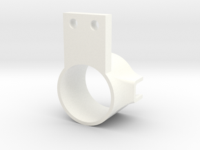 Gizmo V1 Knuckle Mount Left in White Processed Versatile Plastic