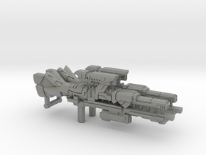 Universe Rail Laser Rifle (3mm, 5mm) in Gray PA12: Small