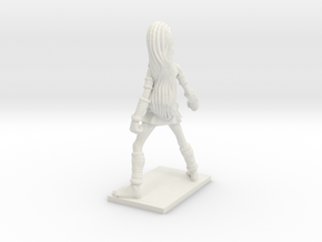 Fantasy Figures 03 - Monk in White Natural Versatile Plastic