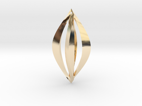 Geometric Earrings in 14k Gold Plated Brass