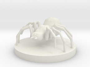 Spider - Giant Spider in White Natural Versatile Plastic