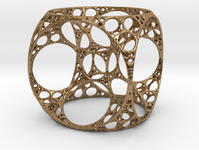 Apollonian Cube in Natural Brass