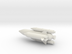 SpaceShuttle30mm in White Natural Versatile Plastic
