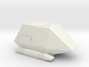 1:72 Type 15 Shuttle Pod in White Natural Versatile Plastic