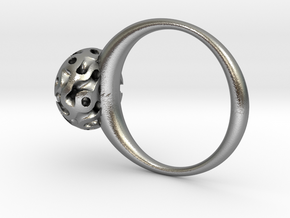 ring_gyroid in Natural Silver