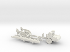 1/160 Scale MGM-5 Corporal Missile and Transporter in White Natural Versatile Plastic