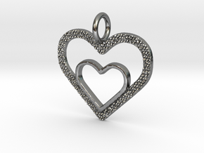 Heart 2 Heart in Polished Silver