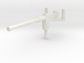 Moray Machine Gun (x1) in White Natural Versatile Plastic