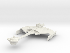 Klingon Rav'Ta Class  Cruiser in White Natural Versatile Plastic