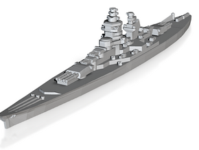 Gascogne battleship 1/2400 in Tan Fine Detail Plastic