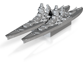 Gascogne battleship 1/4800 in Tan Fine Detail Plastic