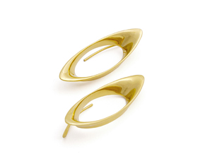 Alba Earrings in 18k Gold Plated Brass