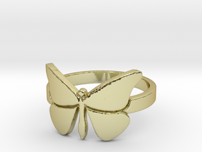 Butterfly (large) Ring Size 7 in 18k Gold