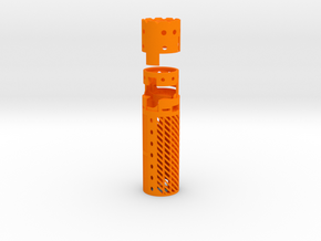 All-in-1 Spark / Igniter Mini chassis - 1.24" OD in Orange Processed Versatile Plastic
