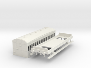 Bachmann Old Coaches 3rd Class in White Natural Versatile Plastic