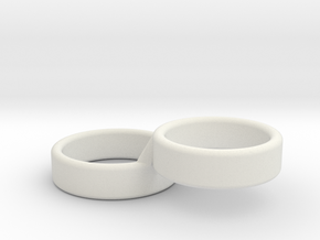 THE STABILITY RING  in White Natural Versatile Plastic