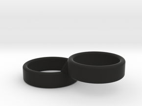 THE STABILITY RING  in Black Premium Versatile Plastic