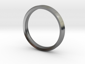 Penta Double Ring by V DESIGN LAB in Polished Silver